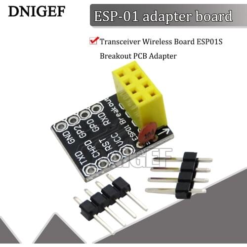 ESP-01S Adapter board Remote Serial Port WIFI Sensor Transceiver Wireless Board ESP01S Breakout PCB Adapter