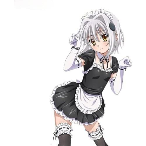 Personality Anime Sex Girl Poster Anime Car Sticker Vinyl Waterproof Car Window Accessories Decorative Boot Art PVC 14cm