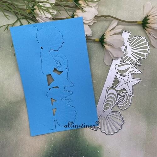 Starfish shell edge Metal Cutting Dies Stencils For DIY Scrapbooking Decorative Embossing Handcraft Die Cutting Template