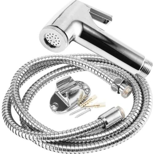 Stainless Steel Toilet Bidet Tap Set Handheld Shower Bathroom Sprayer Hygienic Shower Spray Gun for Bathroom Bidet Faucet