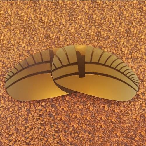 Bronze Gold Mirrored Polarized Replacement Lenses for Juliet Sunglasses Frame 100% UVA & UVB