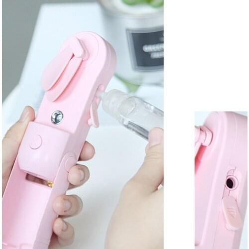 Portable Handheld Fan Mini Foldable Spray Fan Portable Foldable Fan Rechargeable 3 Wind Speed for Kids Adults Outdoor