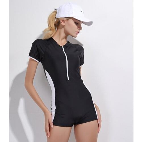 SBART New Pattern Women Lin Tai swimming suit Short Speed Do Self-cultivation Sunscreen Snorkeling Conservative Spring Suit