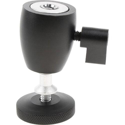 360 Degree Swivel Ball Head Tripod Monopod Mount Bracket Stand Holder Small Large Size
