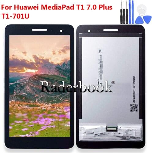 LCD Display and with Touch Screen For HUAWEI MediaPad T1 7.0 701 T1-701 701U T1-701U 701UA T1-701UA Digitizer