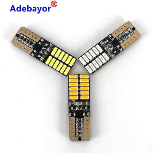 1000Pcs T10 LED W5W 4014 24SMD 3W 6000K Auto Lamp Cars From Canbus Light-Emitting Diodes Independent Bulb Excelente producto 12V