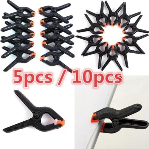 5pcs / 10pcs 2inch Plastic Nylon Clamps Spring Clamps DIY Woodworking Tools For Woodworking Spring Clip Photo Studio Background