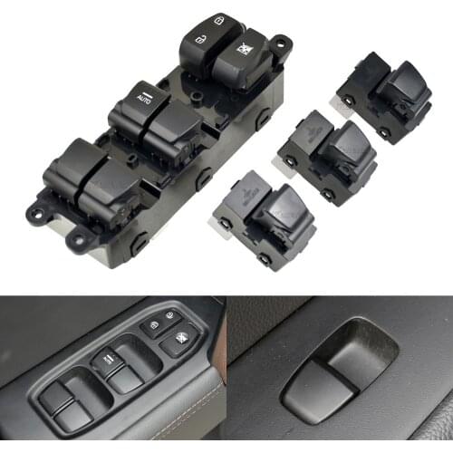 Car Assembly Blue Backlight For Hyundai Creta IX25 Window Switch Control Buttons Power Window Switch 93570-C90004X 93580-C9000