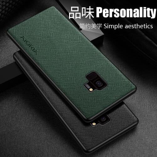 Case for Samsung Galaxy S9 Plus Case TPU Around The Edge Protection Perfect High Quality PU Leather