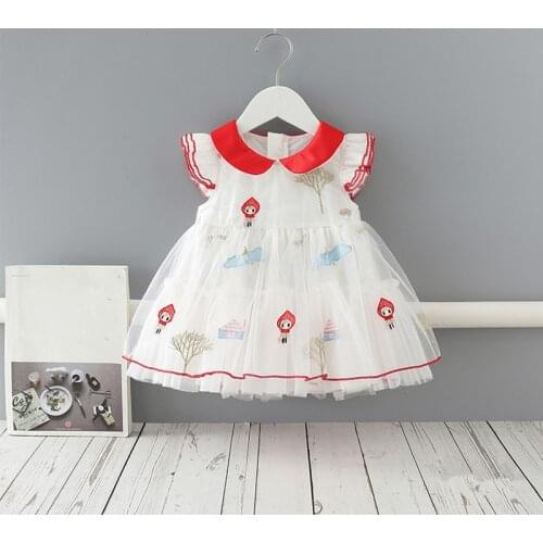 Children Baptism Dress Kids Summer Embroidery Clothes Girls Princess Christening Dress Kids Clothing For Party Birthday