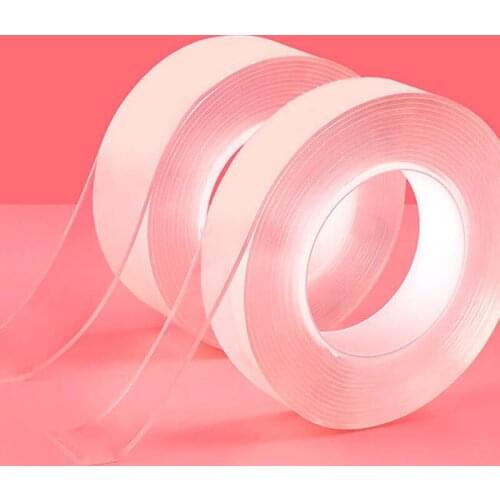Nano Double Sided Tape Transparent NoTrace Reusable Waterproof Adhesive Tape Cleanable Car Home Wedding Decor Accesso
