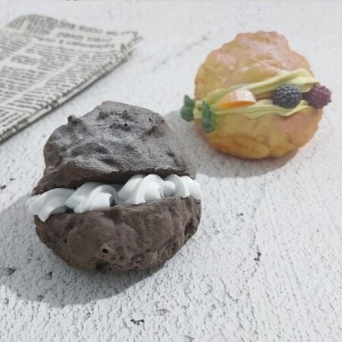 Simulation Bread Puff Cake Model Fake Food Decoration Shop Window ModelParty Decor Supplies Child Toys Furnishings Photo Props