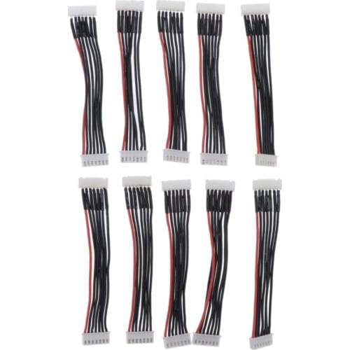 Pack Of 10 Balance Current Charger Extended Cable 6s 100mm EU-D600-137