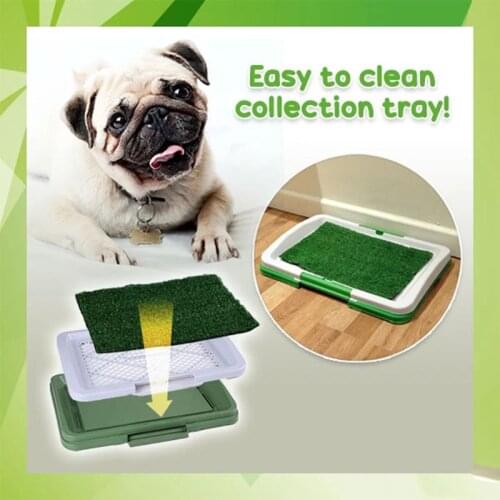 Artificial Grass Bathroom Mat for Puppies and Small Pets- Portable Potty H58C