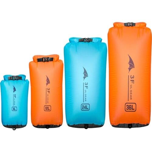 3F UL GEAR Square Drifting Bag Waterproof Bag For Rafting Sports Floating Storage Bags Folding Travel Kits 36L 24L 12L 6L