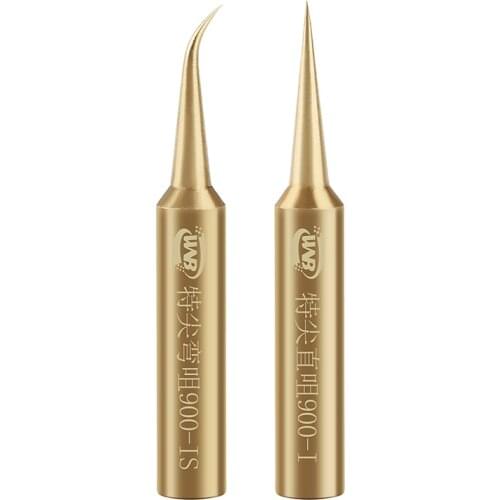 Copper 900M-T Soldering Tip Oxygen-free Welding Sting Solder Iron Tips For 936 937 852D BGA Soldering Station