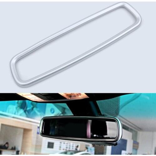 ABS Car Inside Rearview Mirror Cover Frame Styling Sticker 1pcs Fit For Ford Explorer 2016