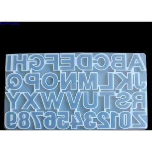 New Cake Decorating Tools Large Letter Alphabet A-Z Silicone Mold DIY Cake Soap Mold Chocolate Biscuit Mold Ice Plaster Mold