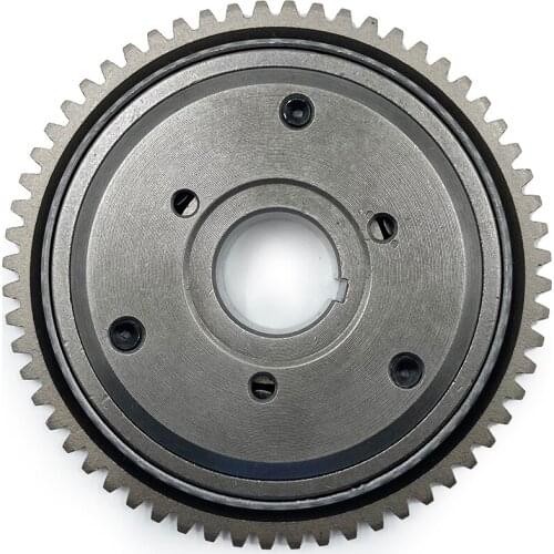 New 60 Tooth Starter Clutch Drive Assembly for 125cc & 150cc GY6 Go-Karts & Scooters 152QMI 1P52QMI 157QMJ 1P57QMJ GY6 125 150