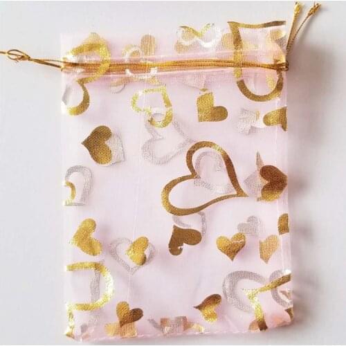 Wholesale 10cmx12cm 5color Yarn Bag For Jewelry Bag charm Bracelet Bangle Gift Place Drawstring pocket Fashion Valentines Day