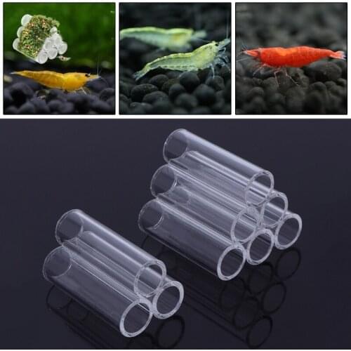 Fish Tank Shelter 3/6 Tube Aquarium Pipe Shrimp Cave Hide Breeding Acrylic Decor Dropshipping