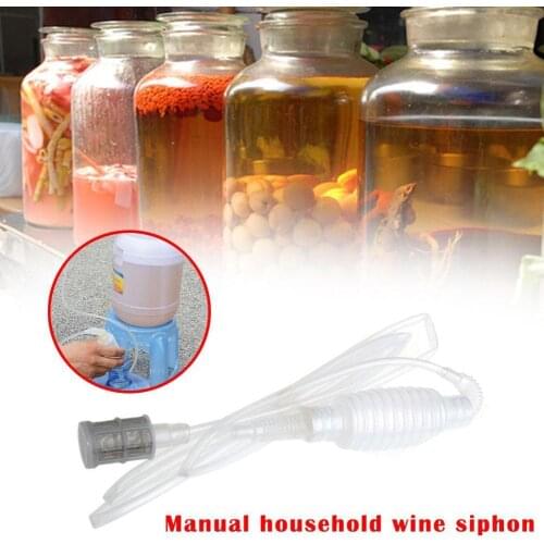 Brew Syphon Filter Tube Pipe For Kitchen Wine Hose Wine Filter Making Tool High Efficiency Siphon Brewing Tool Beer U1V4