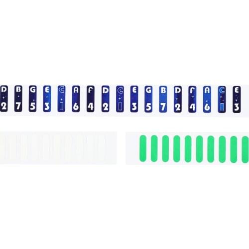 30 Pieces Kalimba Thumb Piano Note Sticker For Beginner Musical Performance