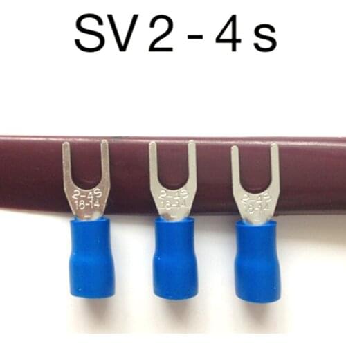 SV2-4 Fork-type pre-insulated terminals 100 terminal