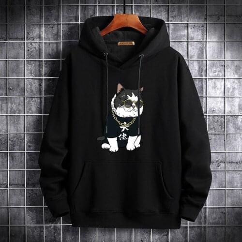 Anime Hoodie Hip Hop Men Clothes Sweatshirts Maneskin Manga Clothes Oversized Plush Vintage Tracksuit Pullovers Gothic Crewneck