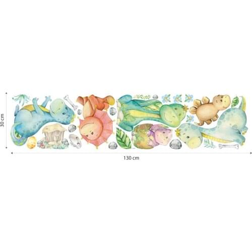 UVB00618 dinosaurs wall stickers wall decoration kids bedroom baby nursery room bed