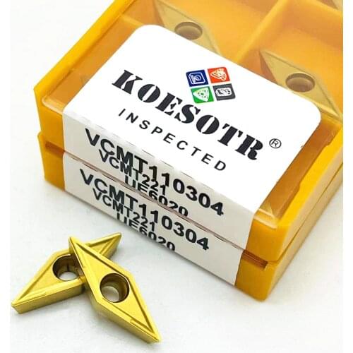 VCMT 110304 VP15TF UE6020 US735 Universal Stainless Steel Carbide Blade VCMT110304 Tungsten Carbide Lathe Tool Lathe Blade