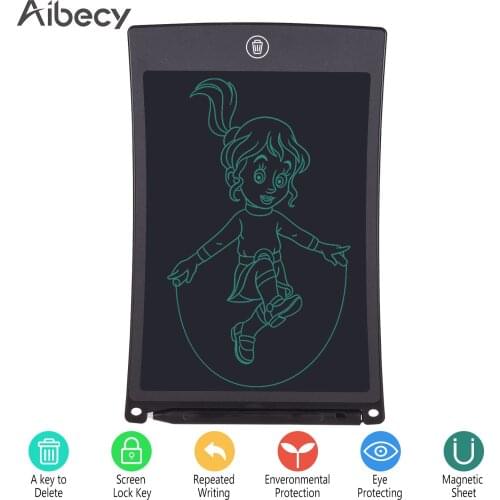 8.5 Inch LCD Writing Tablet Reusable Electronic Digital Drawing Board Handwriting Pad with Stylus Pen Erase Button Lock Function