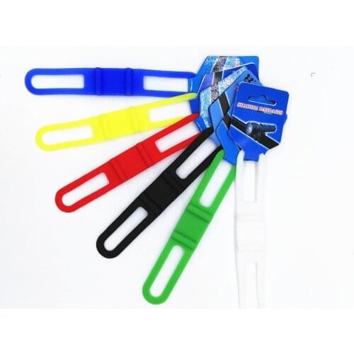1pcs Bicycle Cycling Silicone Elastic Strap Bandage light lamp Mount Holder Free Shipping