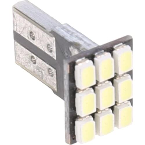 1X T10 W5W 1206 9SMD Car LED Canbus Auto License Plate Light Instrument Lamp 12V N84F