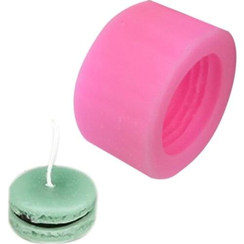 3D Three-dimensional Macaron Shape Silicone Mold DIY Handmade Soap Candle Mold Fondant Cake Mold Chocolate Mold
