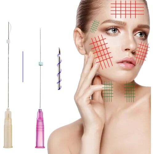 Wholesale Pdo Pcl Thread Mono Screw Wrinkles Removal Skin Tightening 50pcs/Bag For Face Body Care