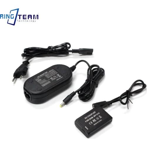 10X BP1310 Dummy Battery BP1310 DC Coupler + DMW-AC8 Power Adapter for Samsung NX-10 NX10 NX-100 NX100 and NX-20 NX20 Camera