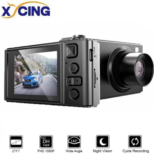 XYCING Car DVR Full HD 1080P Car DVR Camera Dash Cam 2.0 Inch Mini Car Camera Video Recorder Night Vision 140 Degree WDR Dashcam