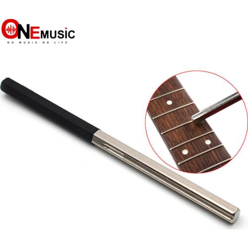 Guitar Fret Tools Crowning File Fret Dressing File with 3 Size Edges Luthier Tools for Guitar Polishing Tools Guitar Parts