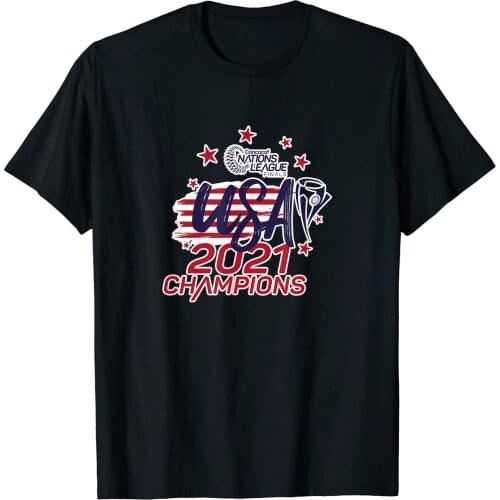 Best Seller USA Champions 2021 Gold Cup Concacaf Mens And Womens Novelty T-Shirt Cotton Tops Tee Funny Graphic T Shirts