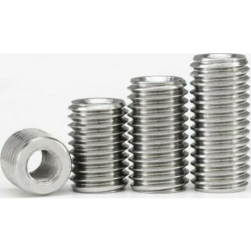 M6 M8 304 stainless steel internal thread external thread double thread nut