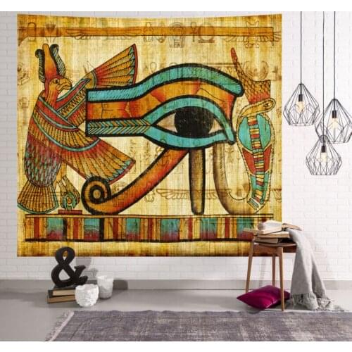Fashion Tapestry Pattern Fresh Style Egypt Decorative Tapestry Home Decor Home Decorations Wall Hanging For Living Room Bedroom