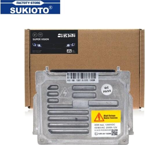 SUKIOTO New OEM 89089352 HID Xenon Headlight Ballast 35W D3S Auto HID Control Unit 7 Green 63117180050 Replace For Q7 V70 C4 C5