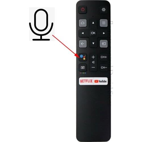 NEW Original Voice Remote Controll RC802V FNR1 For TCL Remote Control with Netflix and YouTube RC802V Fernbedienung