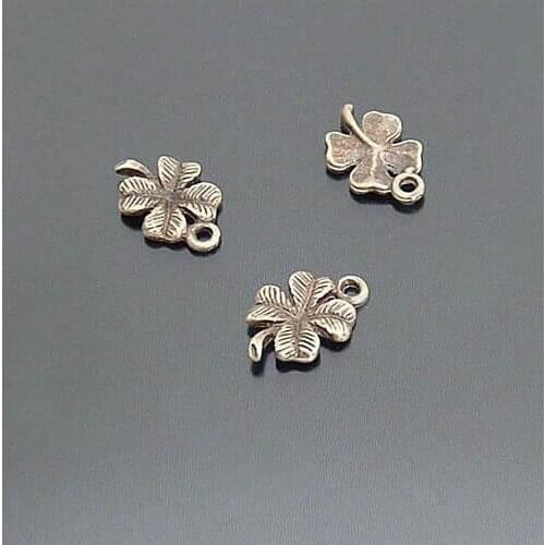 Wholesale 30pcs DIY Zakka Hand Made Flower Pendant Antique Bronze Metal Charms DIY Jewelry Craft Accessories ZN-87