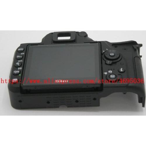 Original For Nikon D7500 Back Cover Rear Cover w/ LCD Card Door Assembly Repair