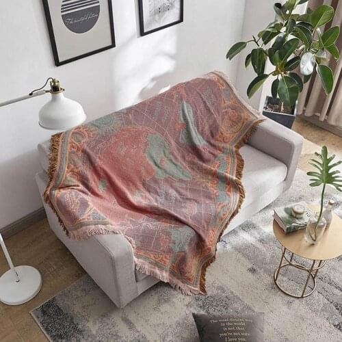 Papa&Mima Sofa Cover Chair Towel Thows Blanket Floor Rug Carpet Mat Bed Coverlet