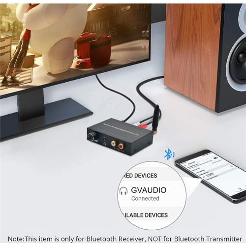 High quality AY91 Bluetooth DAC Converter with Headphone Amplifier Digital to Analog Converter Audio Adapter For APT X AAC SBC