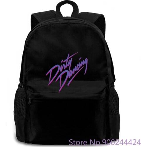 Dirty Dancing Logo s Hipster Slim for Lady women men backpack laptop travel school adult student