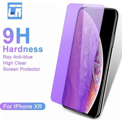 9H Anti-blue Ray Screen Protector Film for iPhone 11 XR XS Max Full Cover Tempered Glass for iPhone 12 Pro Max 6s 7 8 Plus Glass